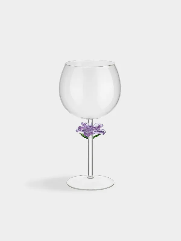 Бокал для вина, 450 мл, стекло, Цветок, Shape, image-0