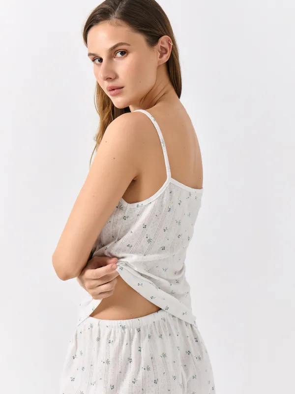 Шорты домашние, белые, Melavi, image-3