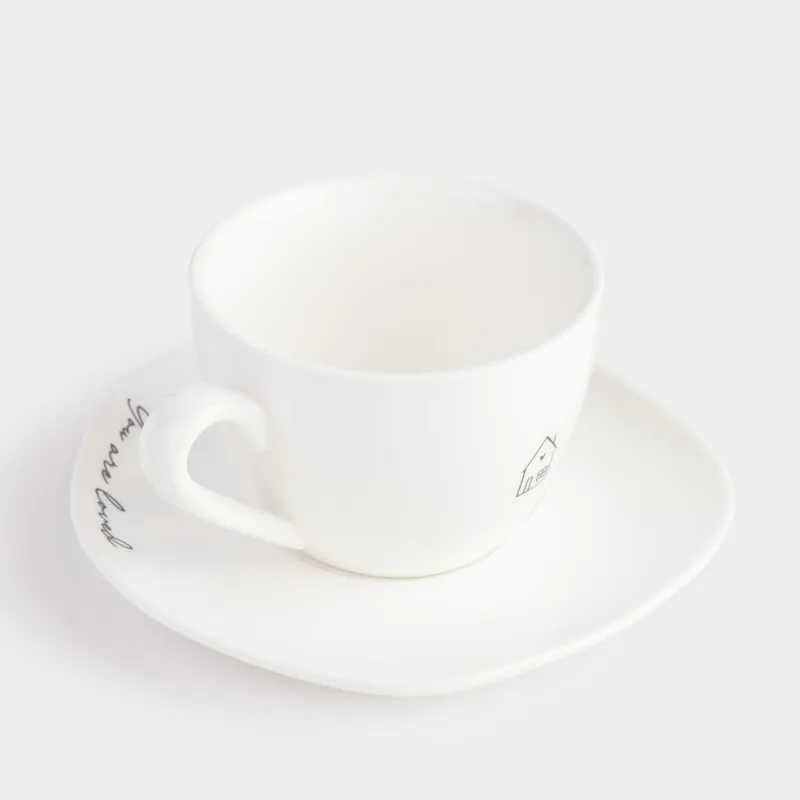 Пара чайная, 1 перс, 2 пр, 200 мл, фарфор P, белая, Дом, Amour, image-2