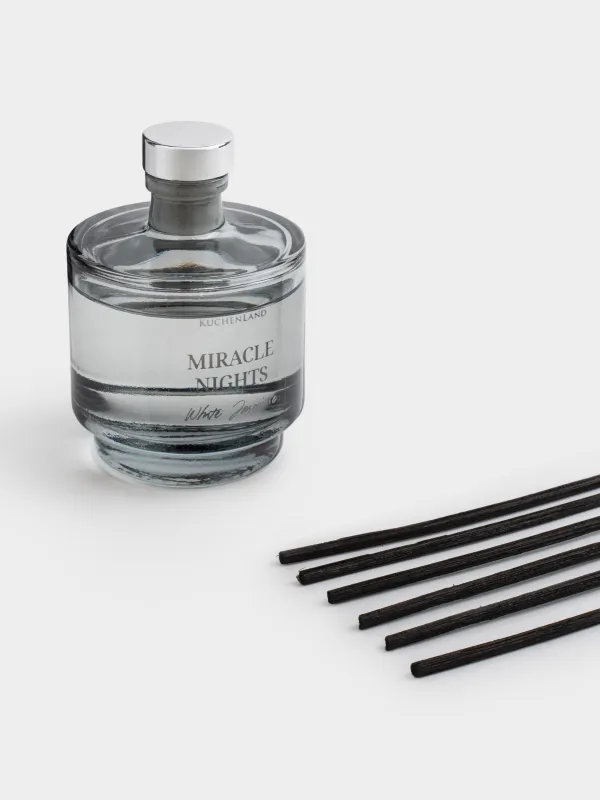 Ароматический диффузор, 90 мл, серый, White Jasmine, Miracle nights, image-2