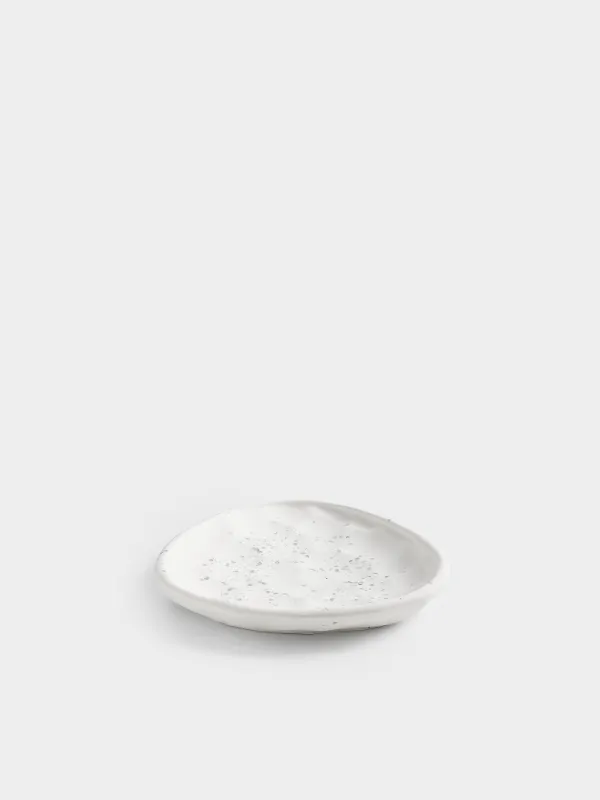 Блюдо декоративное, 21х16 см, Мятый эффект, Antic silver, image-3