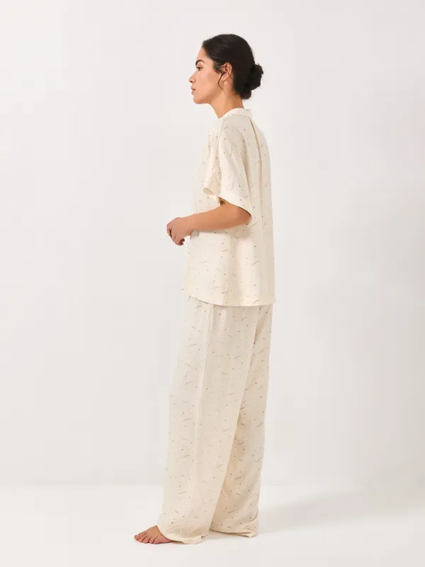 Брюки домашние, молочные, Dina, image-2