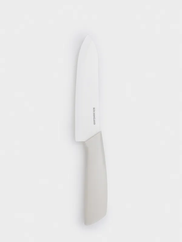 Нож для нарезки, 15 см, с чехлом, керамика/пластик, молочный, Regular, image-3