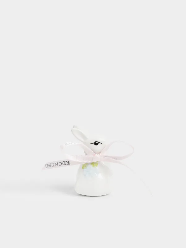 Статуэтка, 5 см, Кролик с цветами, Rabbit bloome, image-0