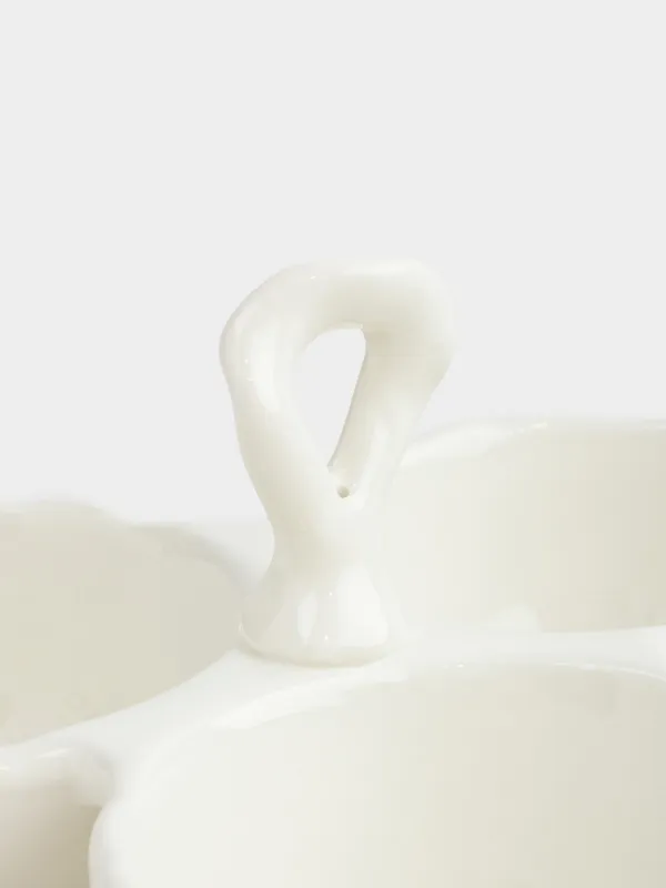 Менажница, с декором, 20х11 см, Crumple font, image-3