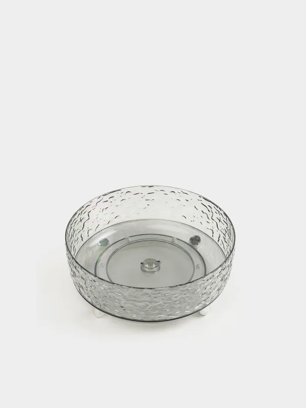 Органайзер для косметики, 23х9 см, вращающийся, Renaissance clear, image-1