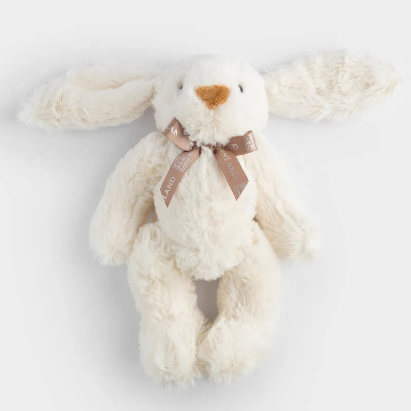 Игрушка, 21 см, мягкая, с подвижными лапами, полиэстер, бежевая, Кролик, Rabbit, image-2