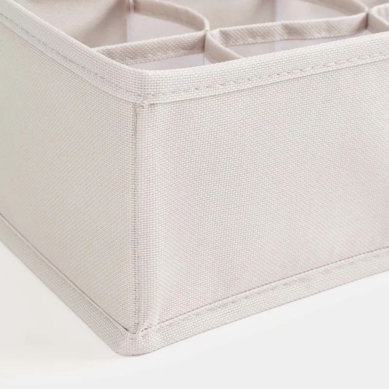 Органайзер-разделитель для ящиков, 33х16 см, 8 отд, оксфорд, серый, Pedant, image-1