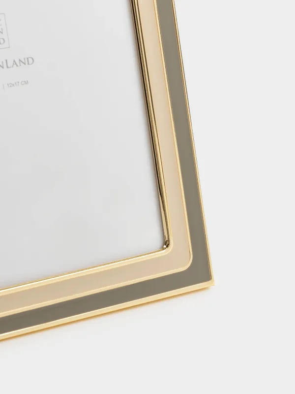 Фоторамка, 15х20 см, металл/стекло, бежевая, Gallery, image-4