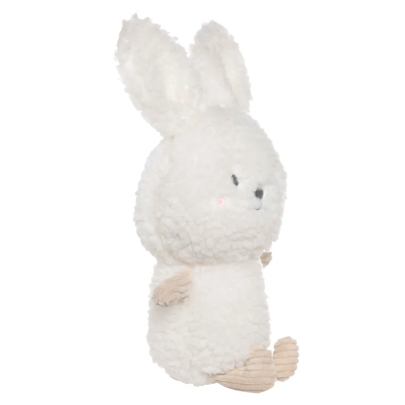 Игрушка, 25 см, мягкая, букле, бежевая, Зайка, Rabbit, image-1
