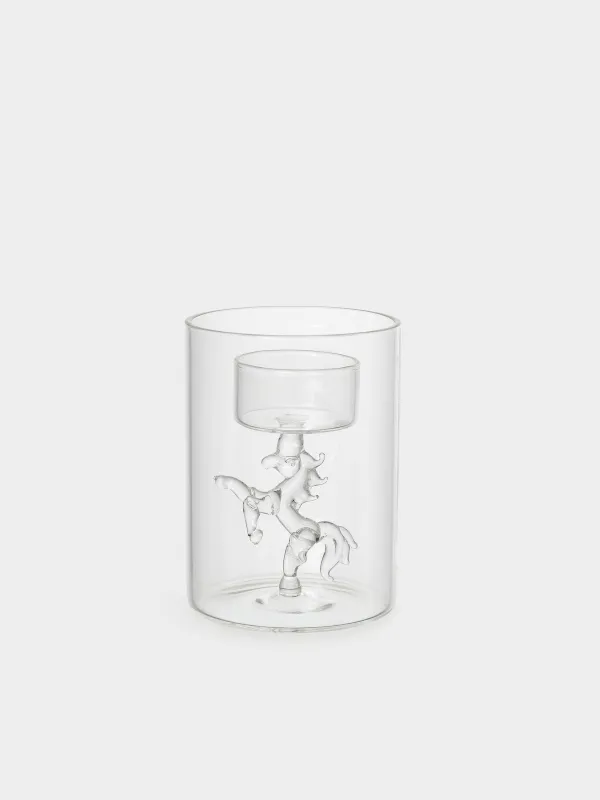 Подсвечник, 8x11 см, для чайной свечи, Конь, Decor candle, image-0