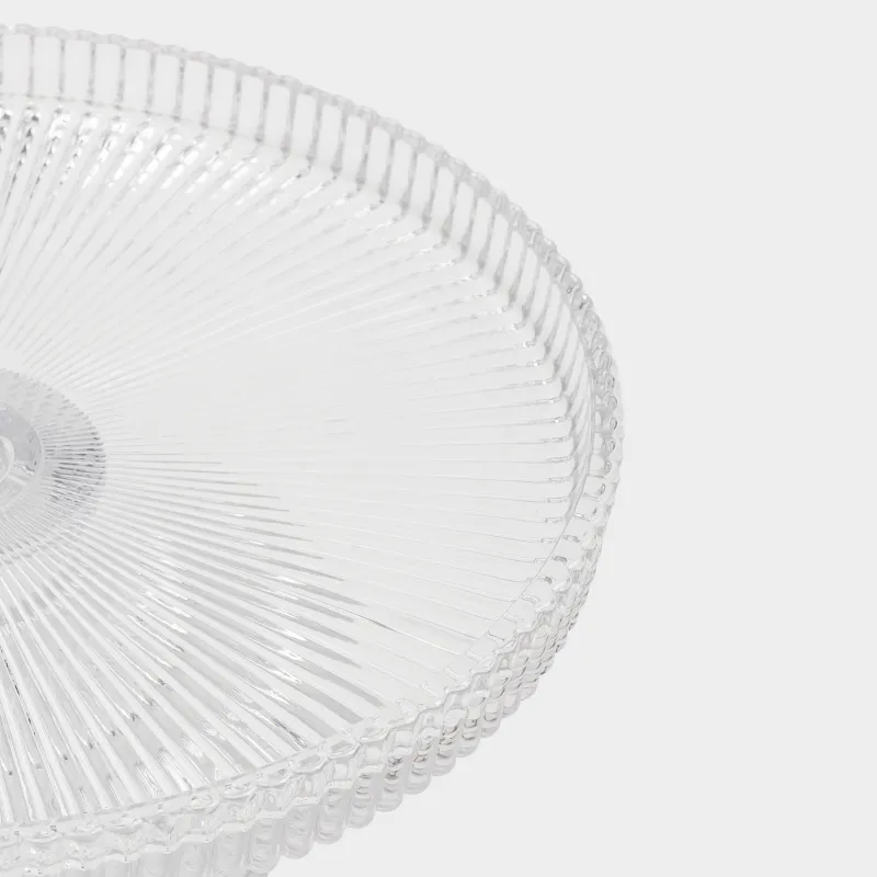 Блюдо на ножке, 20х8 см, стекло Р, Ribby, image-5