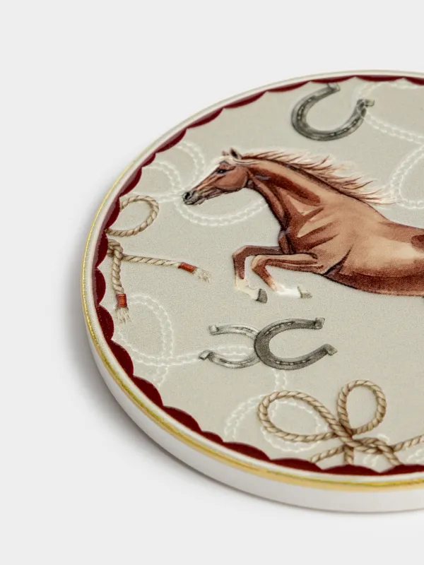 Подставка под кружку, Конь, Zealous horse, image-1