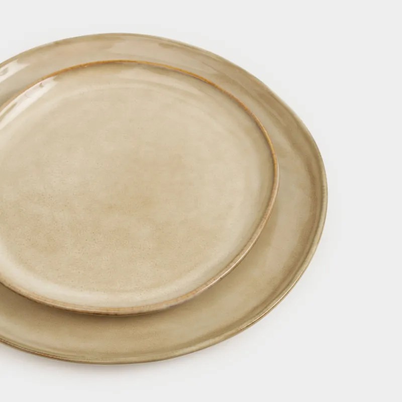 Сервиз обеденный, 6 перс, 18 пр, каменная керамика, бежевый, Burgos, image-8