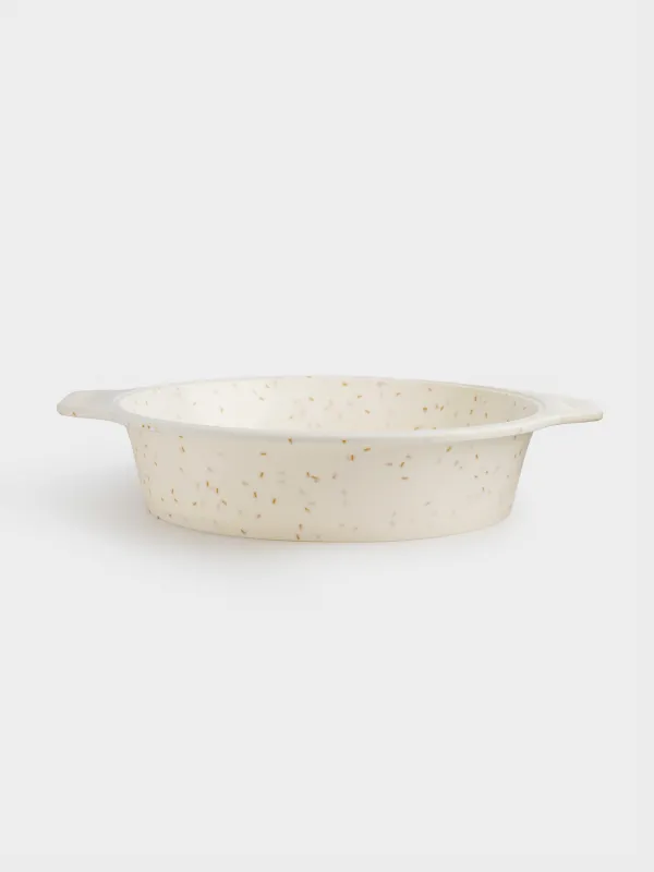 Форма для выпечки, 25 см, силикон/сталь, круглая, молочная, в крапинку, Bakery speckled, image-0