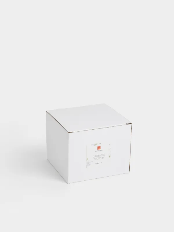 Кружка, 400 мл, керамика D, белая, Незабудка, Crumple flower, image-5