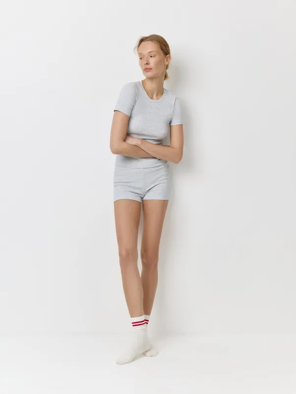Комплект из майки и шорт в рубчик, Tonita, image-2