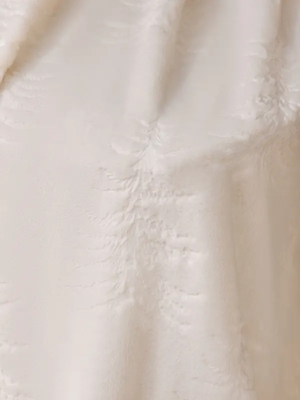 Плед, 130х170 см, фланель, молочный, Ели, Flannel, image-2