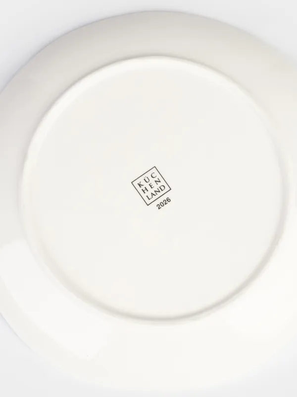 Тарелка закусочная, 21 см, фарфор, Revival, image-5