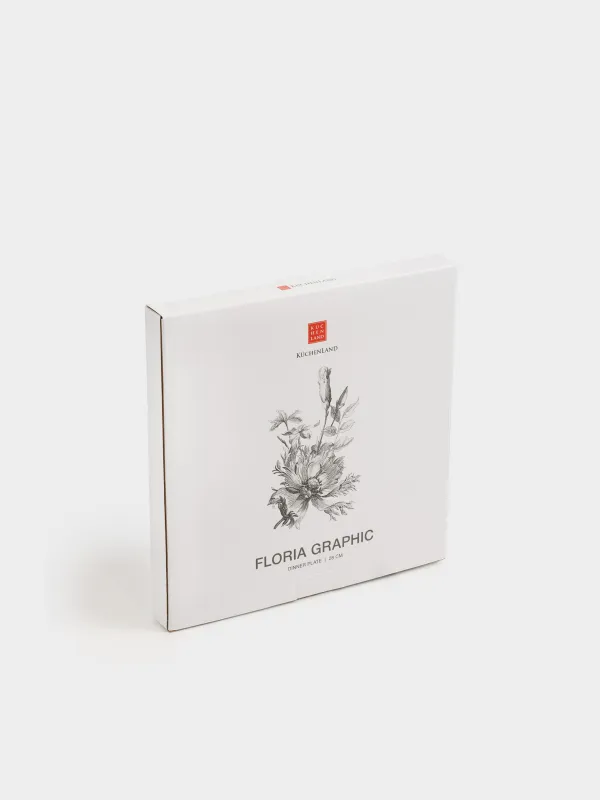 Тарелка обеденная, 28 см, Графичные цветы, Floria graphic, image-5