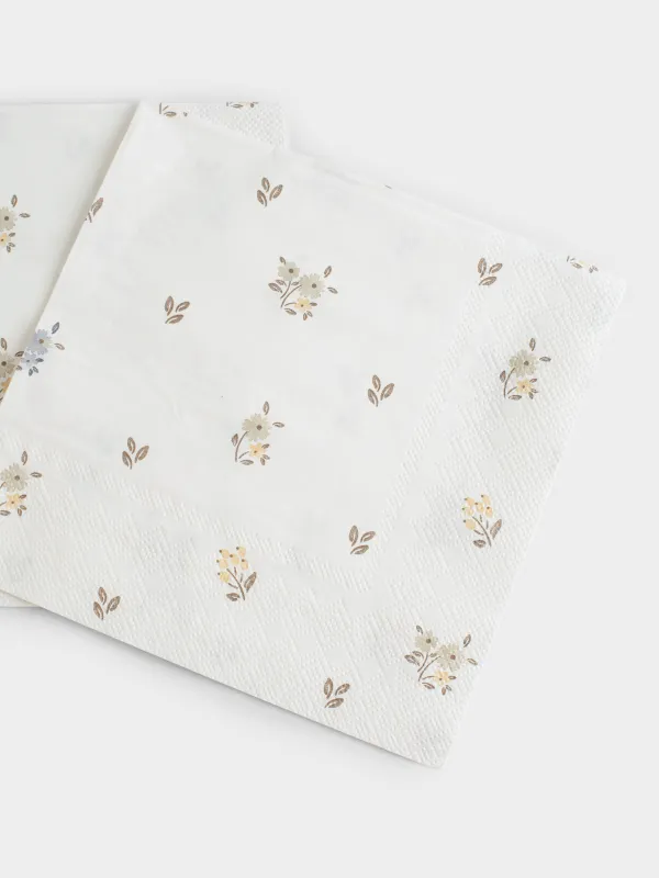 Салфетки бумажные, 33х33 см, 20 шт, La flore, image-2