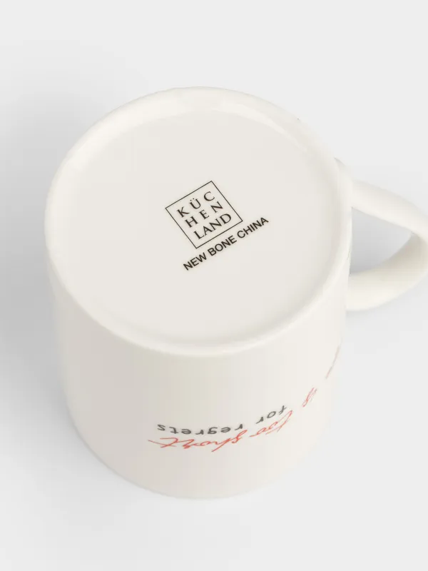 Кружка, 330 мл, No regrets, Scroll, image-3