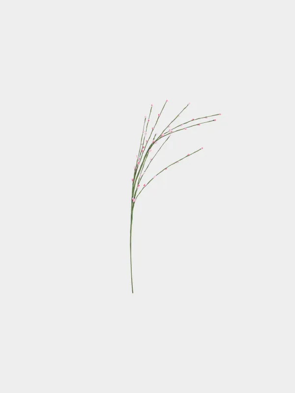 Ветка декоративная, 70 см, Розовые ягоды, Willow decor, image-0