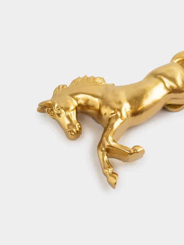 Магнит, 9 см, полирезин, Horse gold, image-2