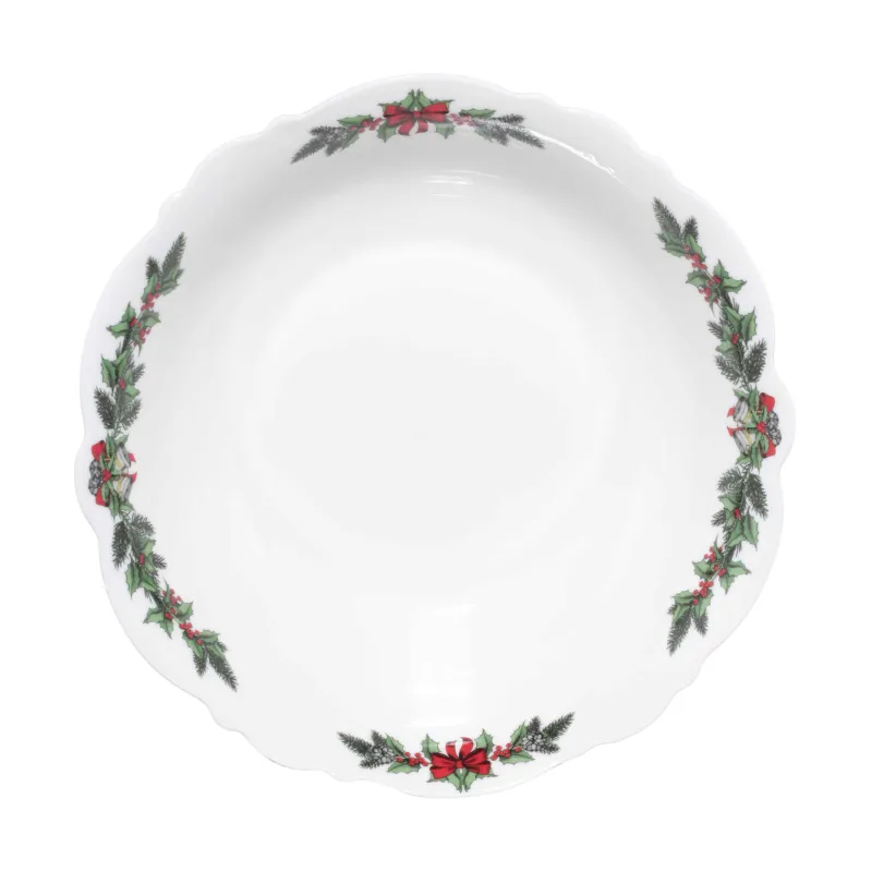 Салатник, 23х6 см, фарфор N, белый, Дом в лесу, Forest house, image-2