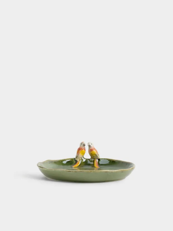 Блюдо, 23 см, Попугаи, Tropical bird, image-3