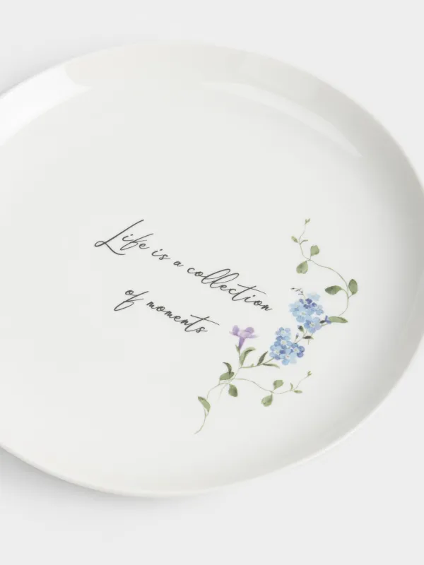 Тарелка закусочная, 21 см, фарфор N, белая, Полевые цветы, Cowslip, image-4