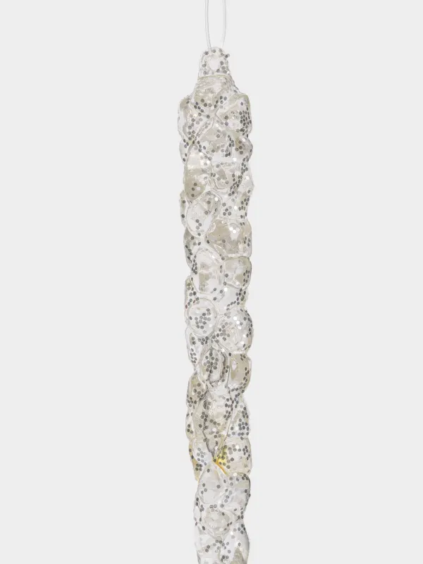 Игрушка елочная, 22 см, Сосулька, Figure sparkle, image-1