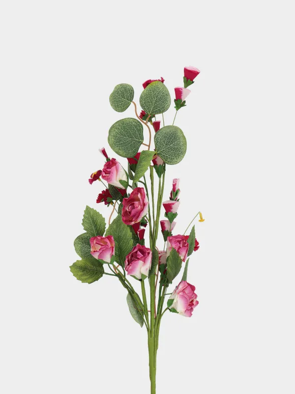 Ветка декоративная, 76 см, Красные цветы, Flower garden, image-3