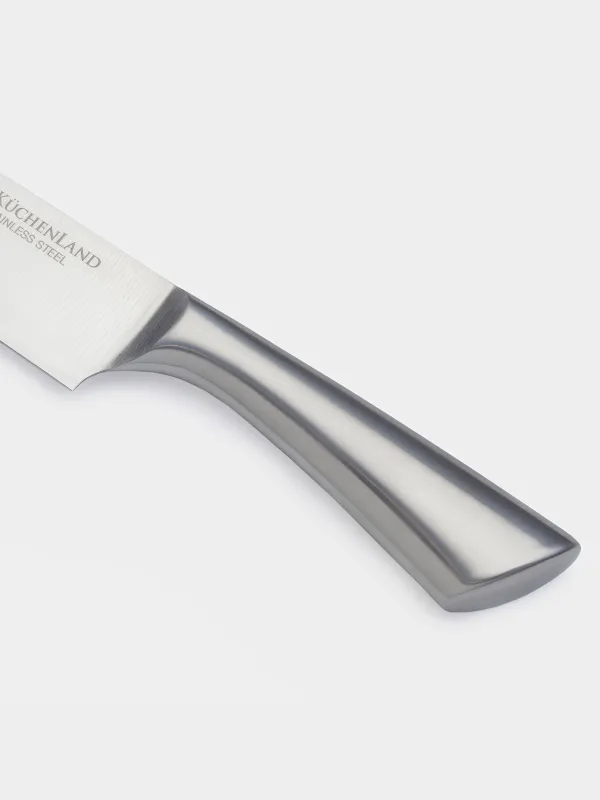 Набор ножей, 6 пр, в подставке, с овощечисткой/ножницами, сталь/пластик, Pascale, image-5