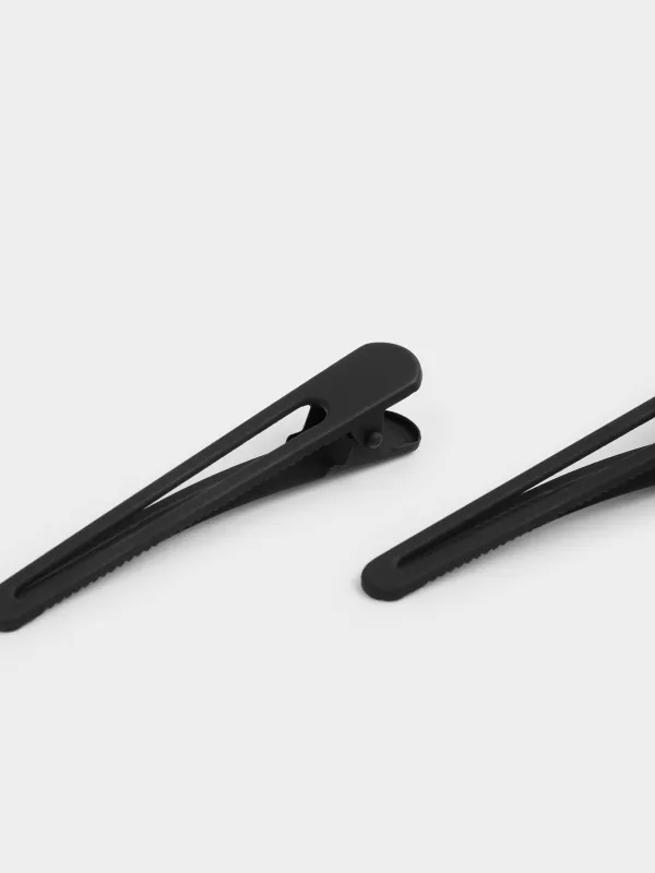 Заколка для волос, черная, Hair basic, image-2