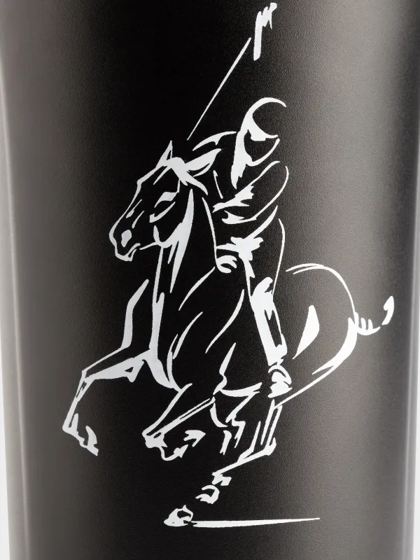 Термокружка, 500 мл, сталь/пластик, черная, Конное поло, Coffee time, image-2