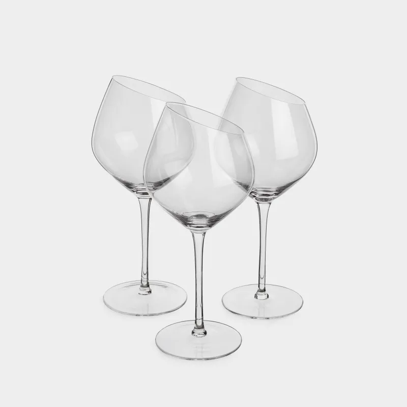 Бокал для красного вина, 560 мл, 6 шт, кристальное стекло, Charm L