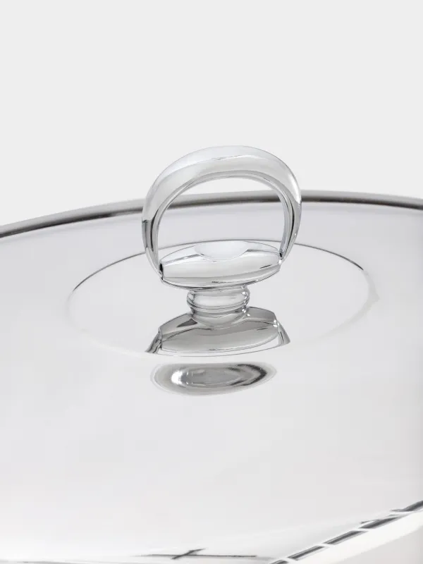 Блюдо с подогревом, 42х25 см, стекло Т/сталь, овальное, Acero, image-6