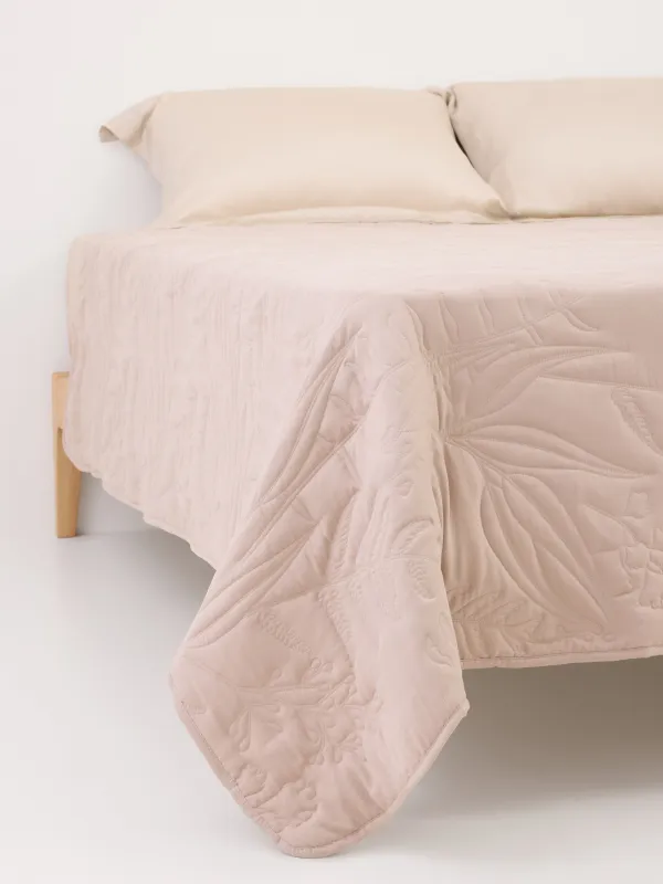 Покрывало, 220х240 см, стеганое, Листья, Stitch, image-0