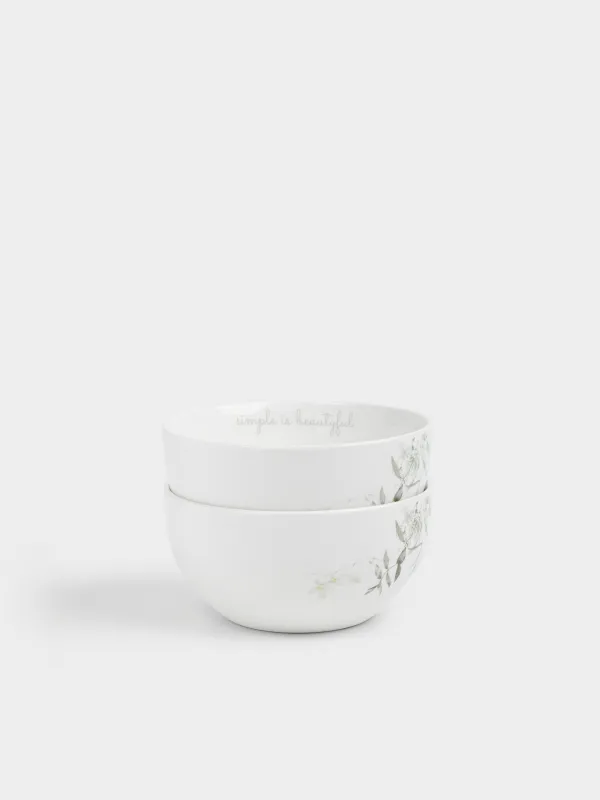 Пиала, белая, Rareness flower, image-0