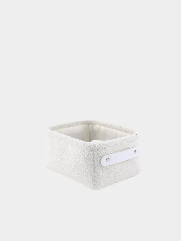 Корзина для хранения, 22х17х11 см, с ручками, Boucle, image-1