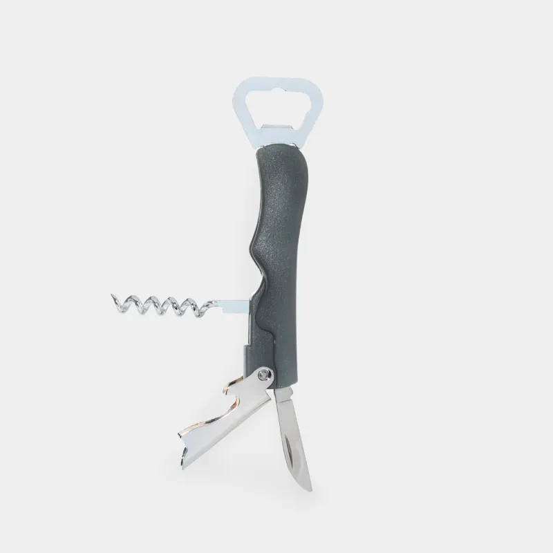 Нож официанта, 14 см, сталь/пластик, темно-серый, Bar