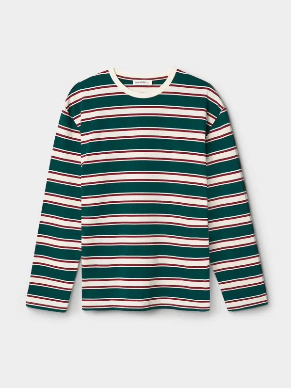 Лонгслив зеленый, Полоска, Latoya, image-7