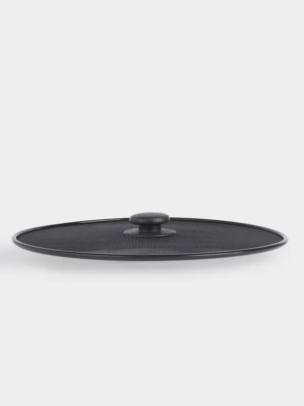 Крышка-рассекатель, 29 см, металл/пластик, черная, X-Loft, image-2