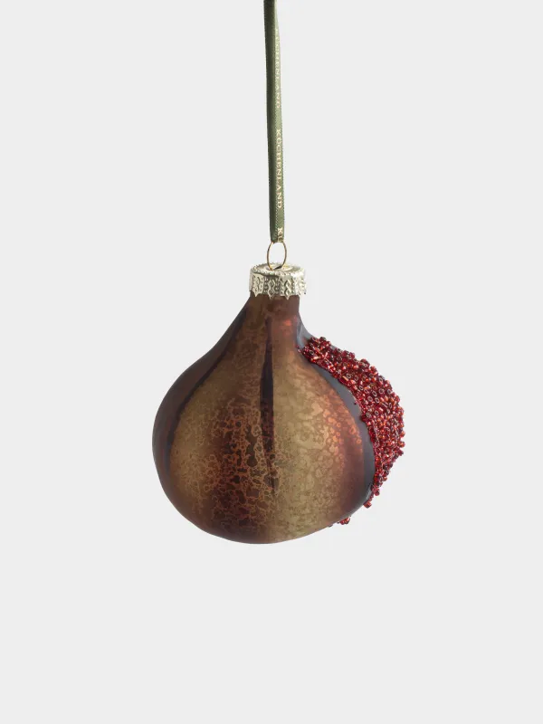 Игрушка елочная, 9 см, Инжир, Fruits, image-1