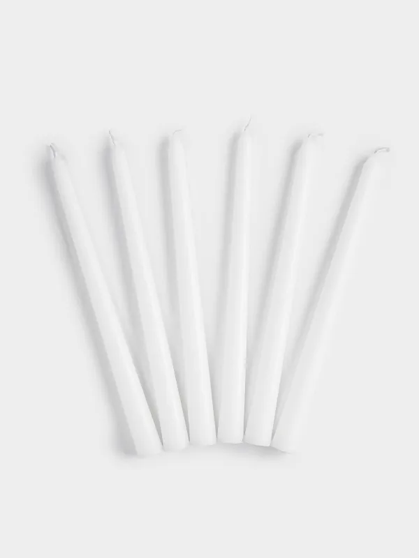 Свеча ароматическая, 26 см, 6 шт, тонкая, Cinnamon, Luxury white, image-2