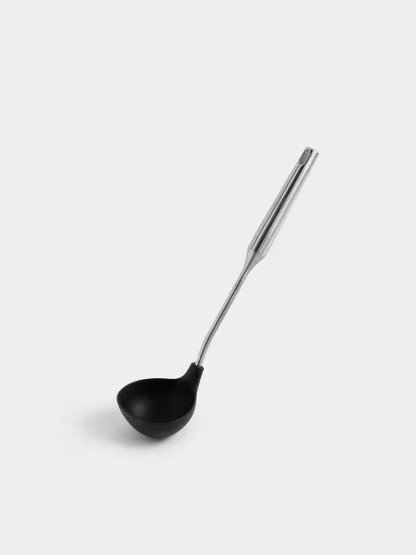 Половник, 36 см, силикон/сталь, черный, Nova black, image-1