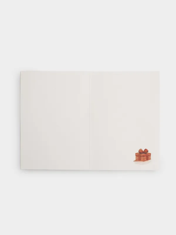 Открытка подарочная, 12х17 см, бумага, Мишка и заяц, Friends forest, image-3