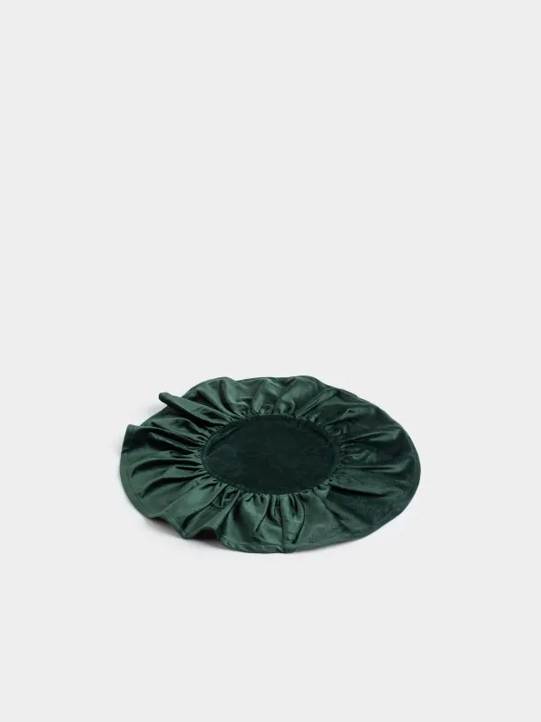Салфетка под приборы, 38 см, из бархата, Волнистые края, Color wavy, image-1