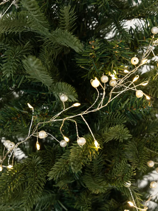 Гирлянда декоративная, 1,5 м, с подсветкой, 80 ламп, Бусины, Balls decor, image-1